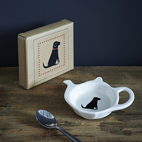 Sweet William Teabag Dish, Teapot Shape, Labrador