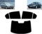 Passgenaue Tönungsfolie für 3er E90 4-Türen Limousine 2005-2012 Heck/Seitenscheiben (05% Tiefschwarz)