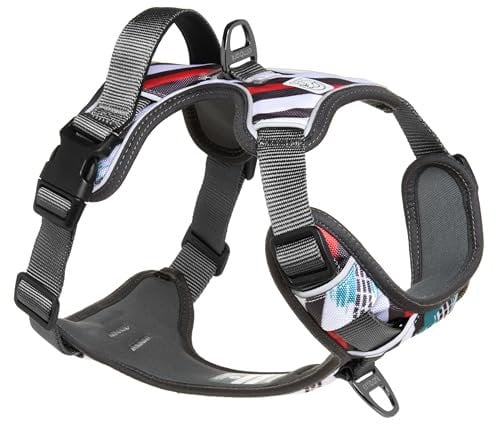 Embark Urban Hundegeschirr, einfach an- und abzulegen, mit Leinenbefestigungen vorn und am Rücken, mit Führungsgriffen – Training ohne Ziehen, größenverstellbar und Nicht würgend