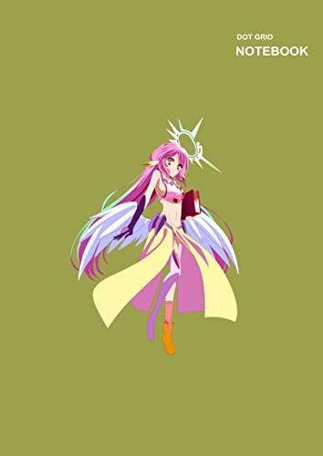 Notebook With No Game No Life Poster On Cover: (8.27 x 11.69 inches) A4, Notebook Dotted Grid, 110 Pages.
