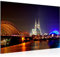 Runa Art Bild Köln Modern Wandbilder Wohnzimmer Schlafzimmer 1 Teilig - Made In Germany - Stadt Skyline Bunt Flur 602615a