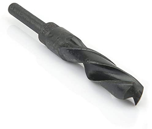 Broca helicoidal de 1/2 pulgada de diámetro con mango reducido HSS Fresa helicoidal para cortar madera metal 20mm