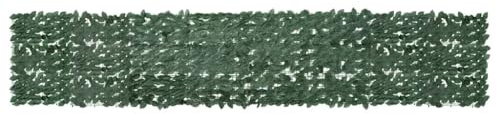 vidaXL Balkon Sichtschutz mit Dunkelgrünen Blättern Windschutz Balkonverkleidung Balkonbespannung Sichtschutzhecke Terrasse Zaun 400x75cm