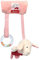 SIGIKID 42732 Anhänger Schnuggi On Tour Mädchen Babyspielzeug empfohlen ab Geburt rosa/weiß