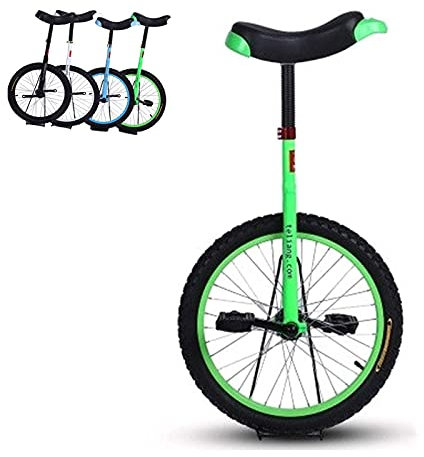 18'' Rad Kinder Einräder für Teenager/Jungen/Sohn, fährt stabiles Einrad Fahrrad mit freiem Stand – einfach zu montieren, 4 Farben optional