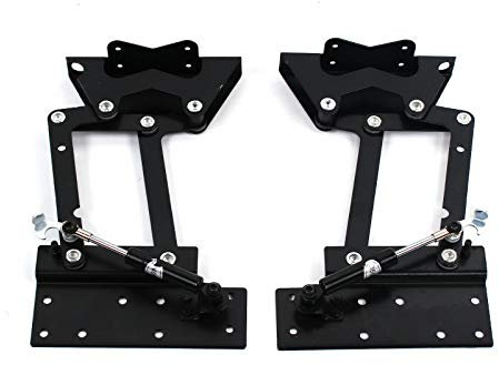 2 bisagras plegables para muebles con muelle elevador para mesas de café, capacidad de carga 35 kg