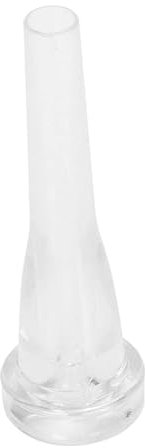 1 stück Trompete Mundstück MEG 5c Größe for Bach Anfänger Musikalische Trompete Zubehör Teile oder Finger-Trainer, Weiß Abs (Color : White 5c)