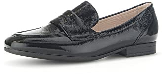 Gabor Damen Slipper, Frauen Slip On,Leichte Mehrweite (G),schluepfschuhe,College Schuhe,Businessschuhe,Slip-ons,Slides,schwarz,38.5 EU / 5.5 UK
