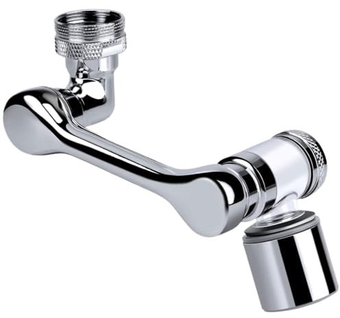 AuLYn Rotating Faucet Filter Extender Robot Arm Nozzle Kitchen Bathroom Accessories Gadgets Swivel Tap Water Spray Aerator