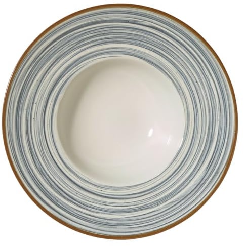 METRO Professional Pastateller Madleen, Steinzeug, Ø 28 cm, grau, 6 Stück