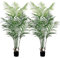 Leflos 150 cm Palmier Artificiel Dypsis Lutescens, Plante d'intérieur Seulement avec 13 Troncs détachables, déco pour Bureau, Magasin, Appartement et fête, 2-pièces