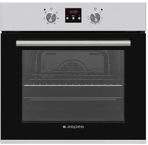 Horno Multifunción 59,5cm ASPES AHM6700DX 69L Limpieza Manual Clase A Inox