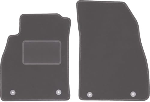 Wielganizator Automatte – Passend für Opel Insignia A FL Limousine, Liftback, Kombi 2013-2017 – Velours – Autozubehör - Praktische Fußmatte Auto – 2-teilig - Graphit