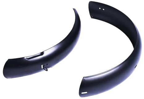 QWERTYUI AISHANBAIHUODIAN Fit for 20 Zoll Snowboard Elektrische Fahrrad Kotflügel 20x4,0 E-Bike Fett Reifen Kotflügel Flügel Faltrad Aluminium Robuste Langlebige Kotflügel