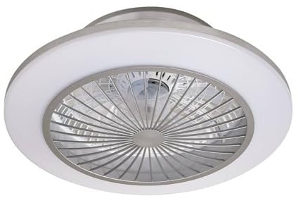 Lindby LED Deckenventilator mit Licht und Fernbedienung leise (Ø 55 cm), 2in1: Ventilator Lampe dimmbar 3 Geschwindigkeiten CCT Farbwechsel