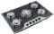5 Burners Gas Hob Built-in Gas Stove LPG/NG Convertible, 5 Ring Tempered Glass Gas Cooker with Pan Support, Kitchen Stoves Cooker Gas Burners Units