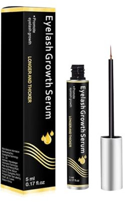 Wimpernserum,Lashes Serum,Eyelash Growth Booster Serum,Wimpernserum Ohne Hormone - Sicher FüR LäNgere, Dichtere Und Dunklere Wimpern,5ml (01# Schwarz)