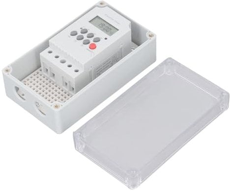 Swimming Pool Pump Timer Digital Time Control Switch Programmable for Heater Spa Motor Outdoor (AC .)