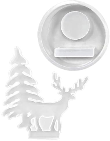 Silikonform Elch, Silikonform Weihnachten, Silikonform Hirsch, Gießformen Silikon Weihnachten,Elch Kerzengießform DIY Kerzenherstellung Form für Die Herstellung Von Kerzen, Silikonform Weihnachten