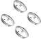 Garneck 4pcs Replacement Lid for Water Kettle Glass Pot Lid for Cooking Frying Pan Teapot