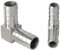 Lot de 2 raccords coudés barbelés OD 25 mm en acier inoxydable pour raccord de tube