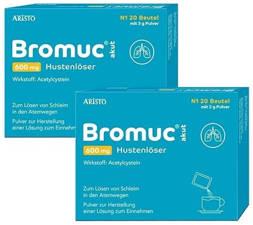 Bro Muc Akut 600 mg Hustenlöser 2 x 20 Beutel