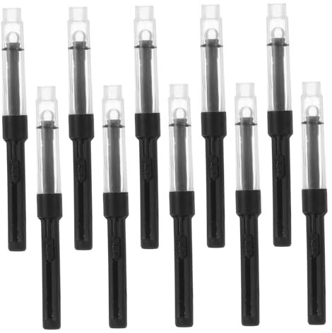 VILLFUL 50 Stück Nachfüllbarer Tintenkonverter Für Füllfederhalter 0,34 Zoll Drehkolben Universelle Passform Leicht Zu Reinigen Für Schreiben Und Zeichnen