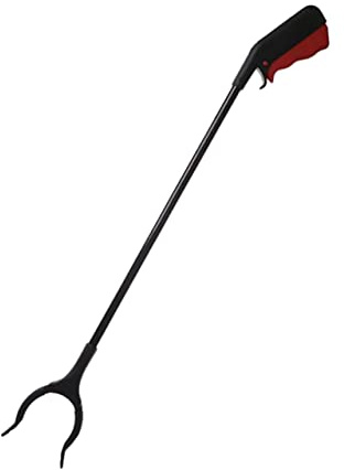 Garneck Faltbare Müllgreifzange Mit Teleskopfunktion – Ideal Für Garten - Teich Und Picknick – Praktischer Abfallpicker Für Senioren Und – Ergonomische Greifhilfe Für Müheloses Aufsammeln
