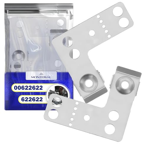 2 Pieces Dishwasher Mounting Brackets Left and Right with the Original Code 622622 00622622 for Bosch for Balay for Siemens for Constructa for Neff – MONTERAL