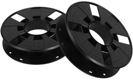 Zerodeko 2pcs Printing Filament Spool Reel Extension Cord Reel for Garage Electric Hose Small Retractable Cable Storage Wheel