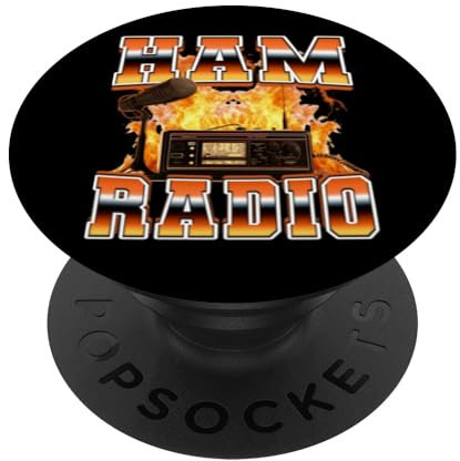 Ham Radio Operator Amateur Radio 90er Jahre Bootleg Style PopSockets Klebender PopGrip