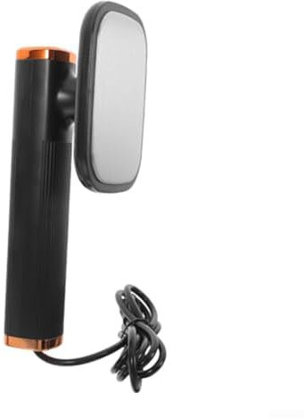 Sumsoctober Mini plancha de vapor portátil de viaje - Vaporizador de ropa de mano giratorio de 180° con diseño alimentado por USB para ropa y telas (negro)