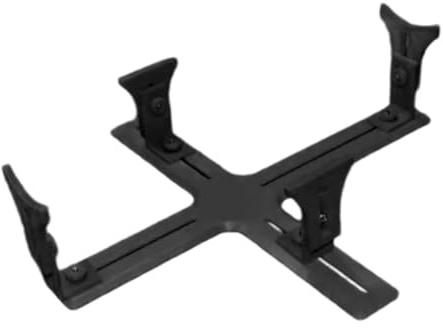 Perfeclan Model Aircraft Painting Stand Base Auxiliary Tool, Display Stand for Model Airplanes, Planes Making and Painting Work Stand, Easy to Assemble, Model Building Berth Jig for Spray Work, Black