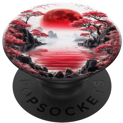 Anime Fantasie Kirschblüten Japan Kunst PopSockets Klebender PopGrip