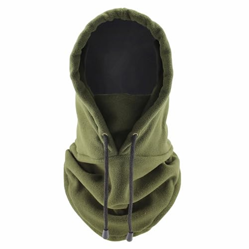 ATSNOSH Passamontagna termico in morbido pile, passamontagna invernale antivento, maschera da sci, cappello invernale multifunzionale, scaldacollo, per moto, ciclismo, corsa, sci