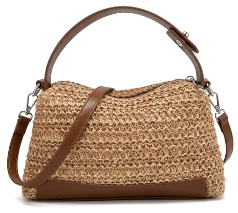 Raffia handbag ，straw clutch purse for women，straw handbags，raffia bag | summer rayon sack,Bohemian Summer Straw Shoulder Bag , for Summer Beach Travel, cosmetics and personal belongings