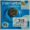 Uhrenbatterie für RENATA 315