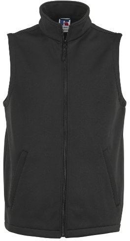 Russell Mens Smart Softshell Gilet Jacket (L) (Black)