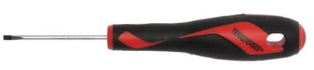 Teng Tools 2.5mm / 3/32 Inch x 50mm / 2 Inch Long Flat Type Slotted Head Screwdriver - MD914N, Silver