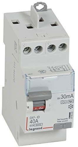 Interrupteur différentiel 2P 230V~ 40A type F 30mA - 2 modules