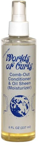 World Of Curls Worlds Of Curls Comb Out Conditioner, Regular, 8 Oz (STW21-1)