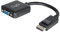 C2G/Cables to Go 54323 8in DisplayPort to VGA Adapter Converter – Male to Female Active Black