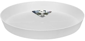 Elho Loft Urban Saucer Round Sottovaso, Bianco, 48 CM