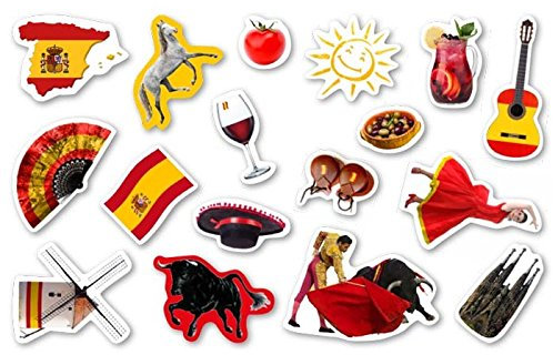 PARTY DISCOUNT Konfetti Spanien, ca. 2-6 cm, 51 Stück