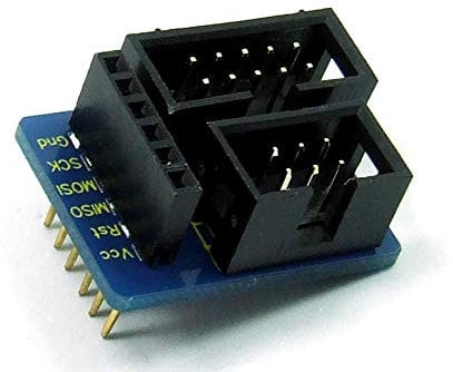 POPESQ® - IDC 6-10 - BREADBOARD ISP Adapter STAPELBAR Stackable STECKBOARD Platine #A681