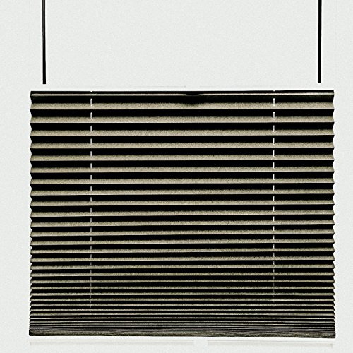 KS Handel 24 Thermo Black Out PLISSEE 40x200 cm FALTROLLO Taupe Graubraun 100% VERDUNKELND - 80 GRÖßEN im Shop - MEGA Auswahl