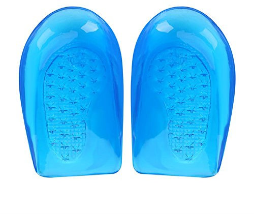 Silikon Gel O/X Bein Korrektur Einlegesohlen Fuß Orthesen Bogen Stützschuh Einlegeblatt Fersen Cup(S34-40)