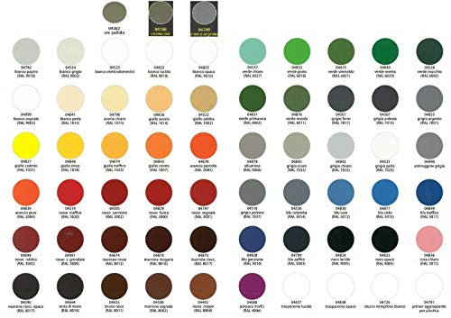 Vernice Acrilica Spray 400ml Colori RAL Rapida Essiccazione Bomboletta Smalto (RAL1002 GIALLO SABBIA)