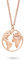 Nuoli® Kette Weltkugel Rosegold (45 cm) Weltkarte Halskette Damen und Herren