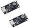 WSDMAVIS 2 Pcs 18650 Lithium Battery Charge Module 5V to 4.2V 3A Lithium Battery Fast Charging PCB Board with Type C Input